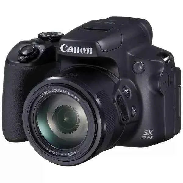 Canon PowerShot SX70 HS Compact Digital Camera - Black - cameraavenue