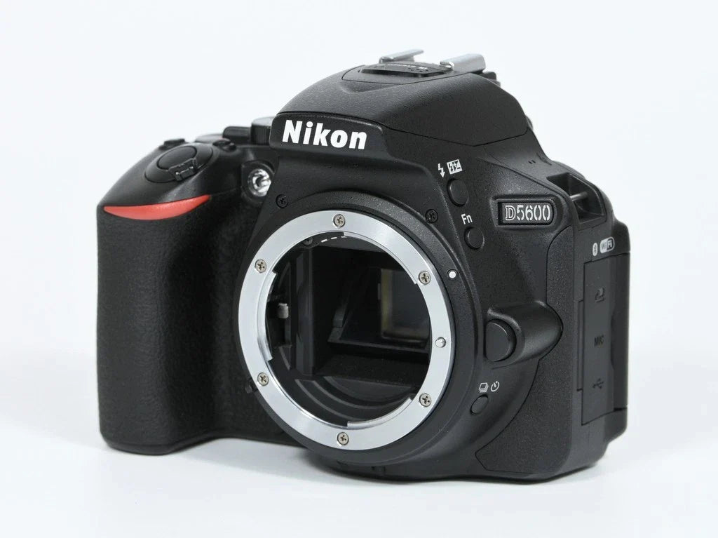 Nikon D5600 24.2 MP DSLR Camera (Body Only) — Black
