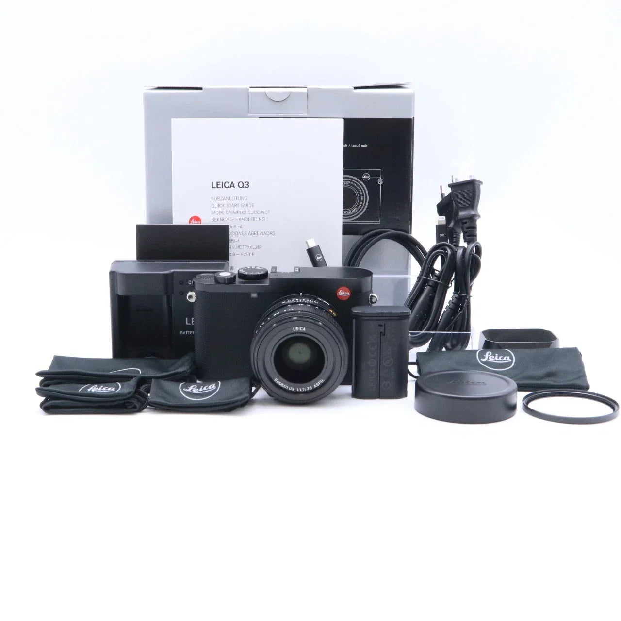 Leica Q3 Mirrorless Digital Camera (Black) – Summilux 28 mm f/1.7 Lens