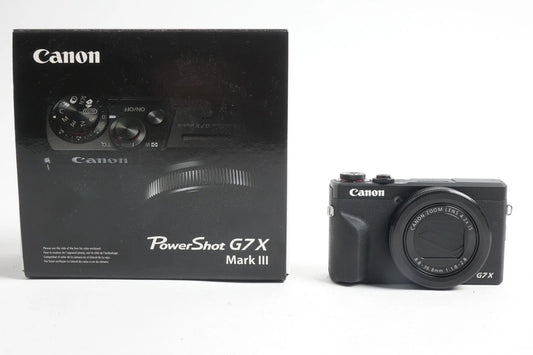 Canon PowerShot G7 X Mark III Digital Camera – Black