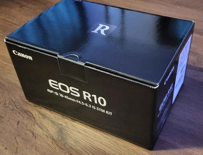 Canon EOS R10 Mirrorless Camera with RF-S 18-45 f/4.5-6.3 IS STM Lens - cameraavenue