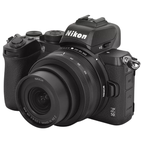 Nikon Z50 Mirrorless Digital Camera 20.9 MP with NIKKOR Z DX 16-50mm f/3.5-6.3 VR Lens - cameraavenue