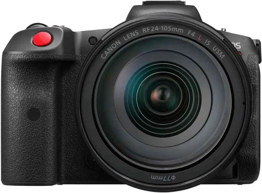 Canon EOS R5 C 8K Video Mirrorless Cinema Camera with RF24-105mm f/4 L IS USM Lens - Black - cameraavenue