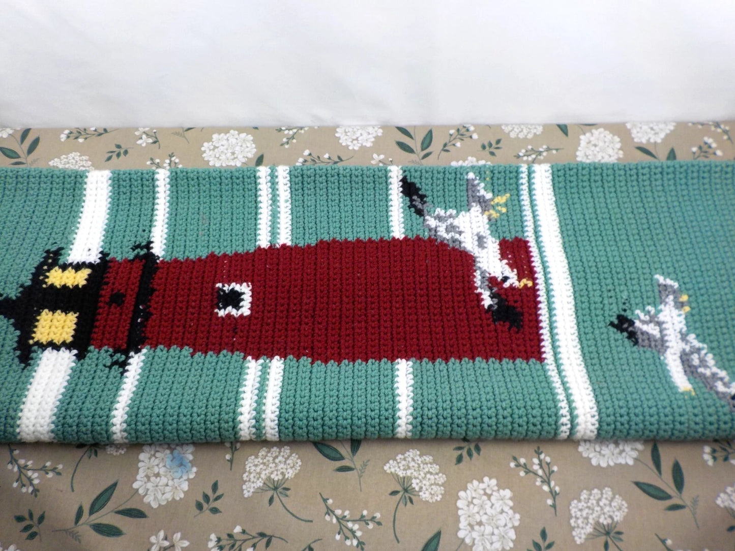 Hand Made Crochet Lighthouse Throw