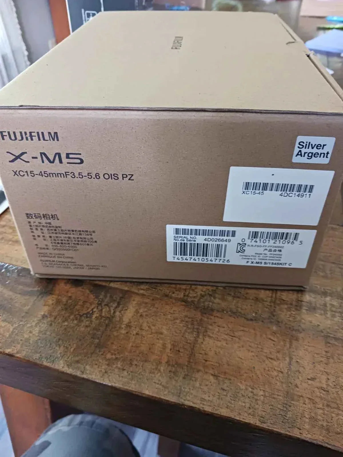 Fujifilm X-M5 Camera with XC 15-45mm f/3.5-5.6 Lens - Silver - cameraavenue