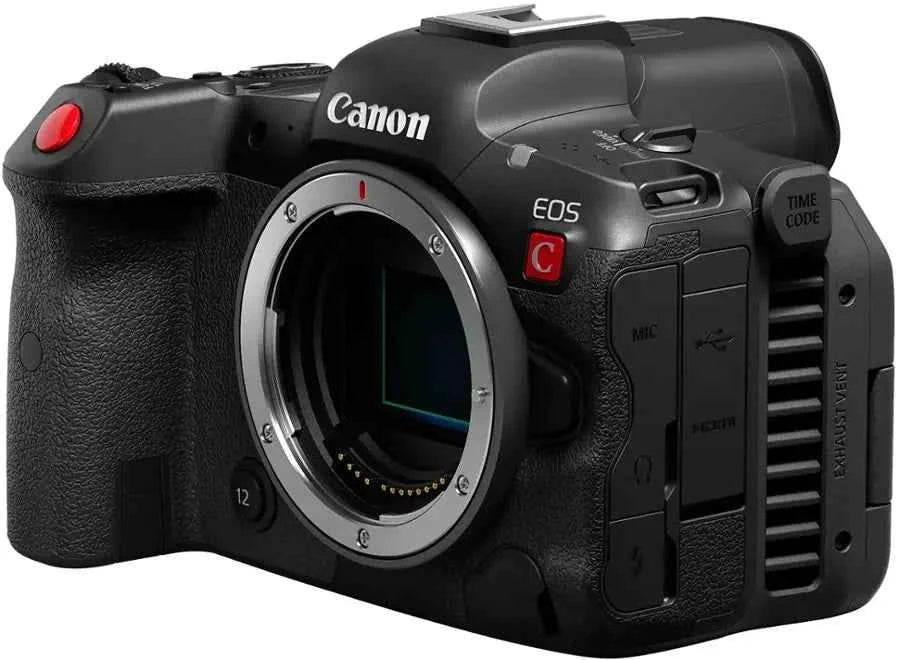Canon EOS R5 C 8K Video Mirrorless Cinema Camera with RF24-105mm f/4 L IS USM Lens - Black - cameraavenue