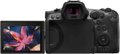 Canon EOS R5 C 8K Video Mirrorless Cinema Camera with RF24-105mm f/4 L IS USM Lens - Black - cameraavenue