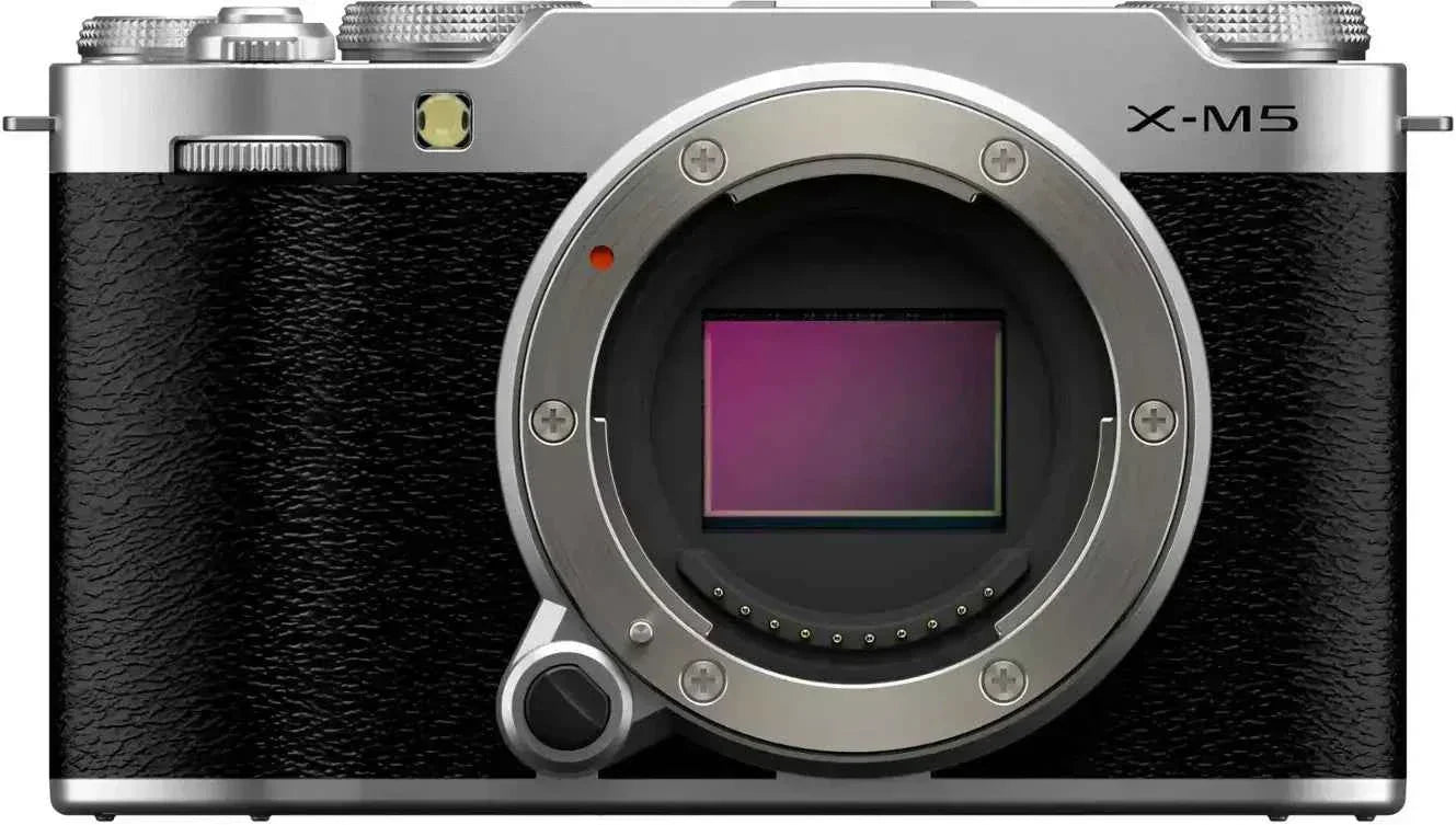 Fujifilm X-M5 26.1MP Mirrorless Camera Body Only – Silver (USA Model) - cameraavenue