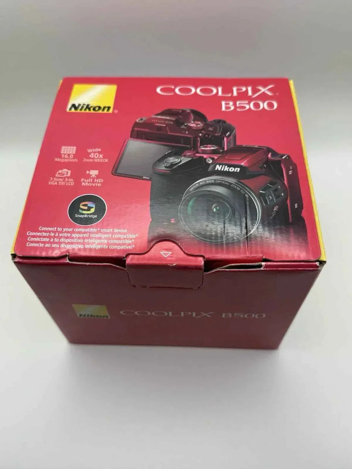 Nikon COOLPIX B500 Digital Camera - Red - cameraavenue