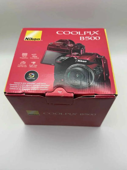 Nikon COOLPIX B500 Digital Camera - Red - cameraavenue