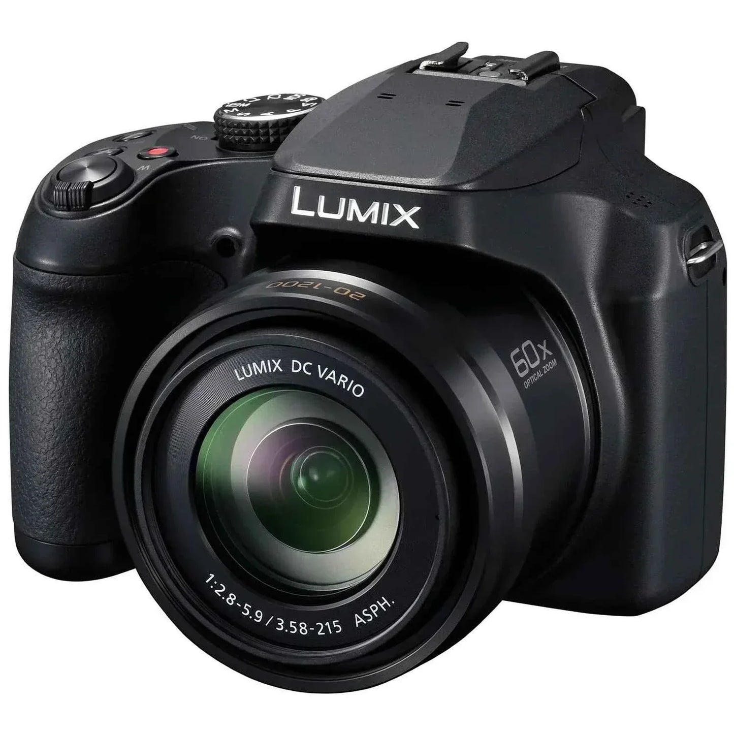 Panasonic LUMIX FZ80D Point and Shoot 4K Digital Camera with 20-1200mm Lens - Black - cameraavenue