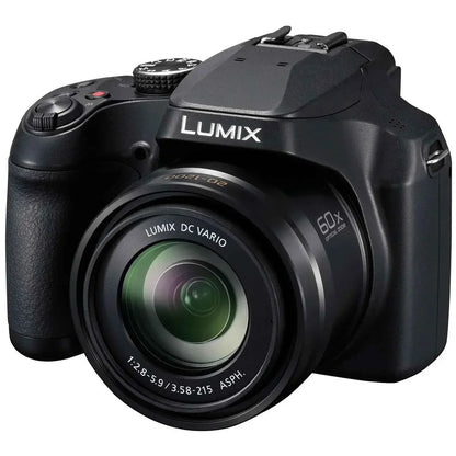 Panasonic LUMIX FZ80D Point and Shoot 4K Digital Camera with 20-1200mm Lens - Black - cameraavenue
