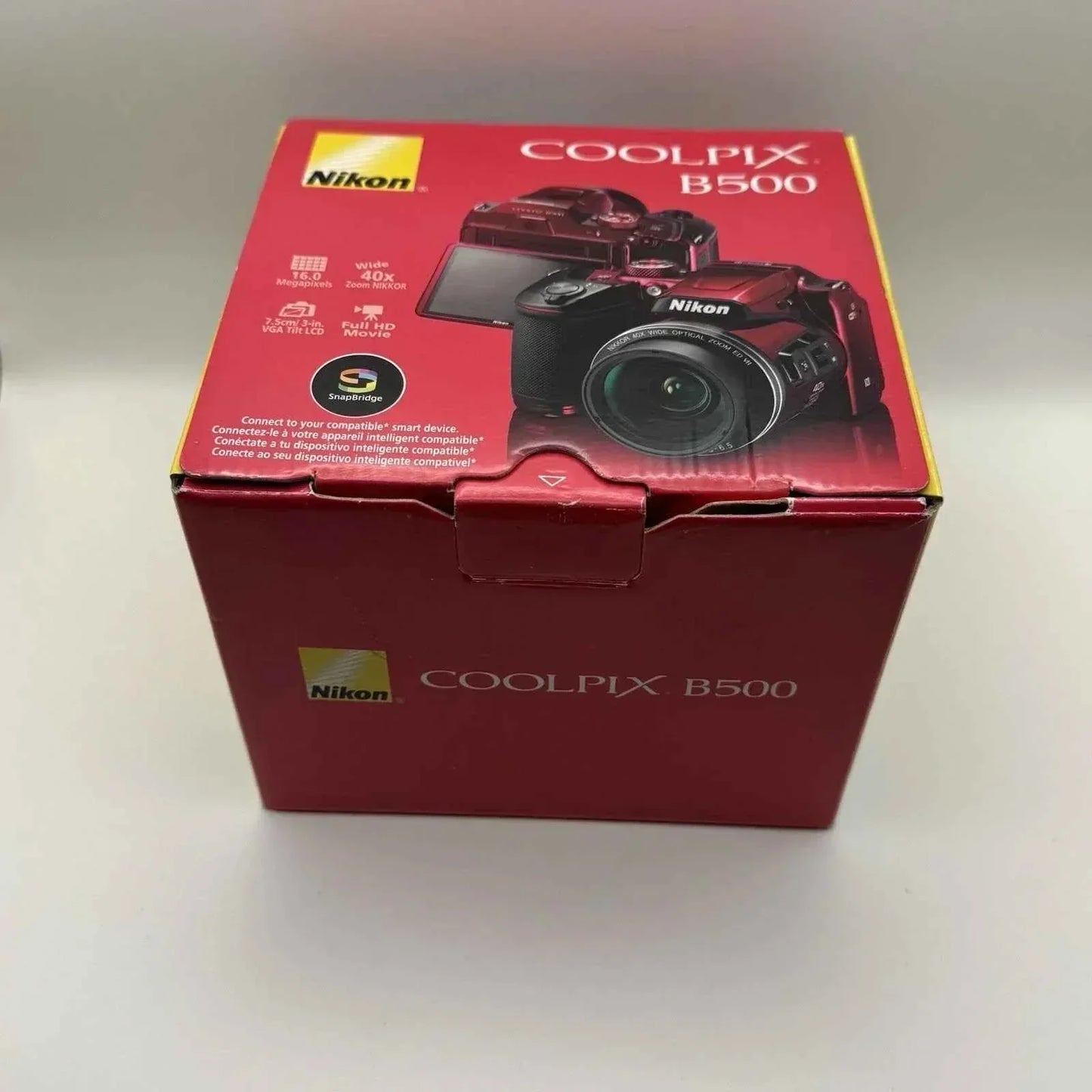Nikon COOLPIX B500 Digital Camera - Red - cameraavenue