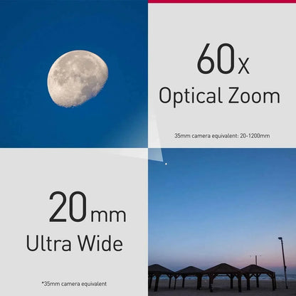 Panasonic LUMIX FZ80D Point and Shoot 4K Digital Camera with 20-1200mm Lens - Black - cameraavenue