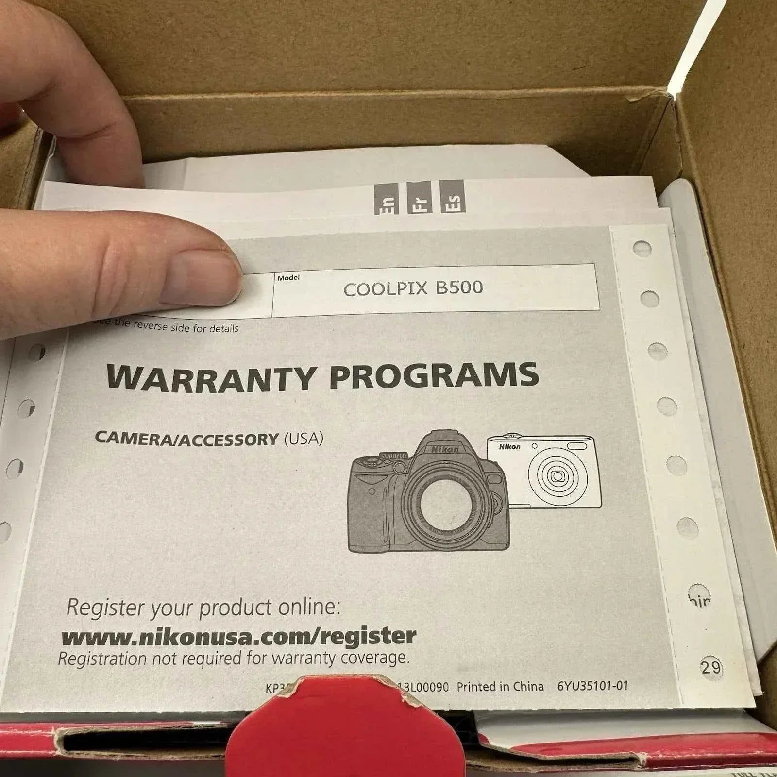 Nikon COOLPIX B500 Digital Camera - Red - cameraavenue