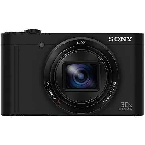 SONY DSC-WX500 18.2MP 30x Optical Zoom Digital Camera (Black) - cameraavenue