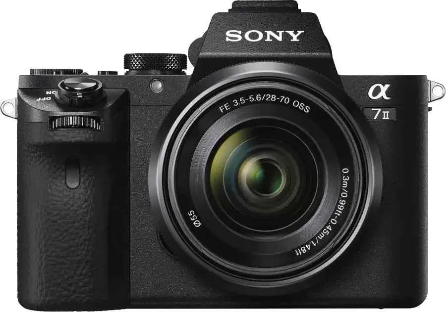 Sony Alpha a7 II Full-Frame Mirrorless Video Camera with 28-70mm Lens - Black - cameraavenue