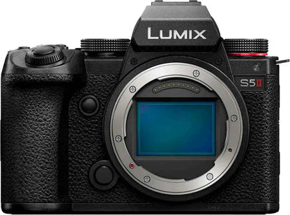 Panasonic LUMIX S5II Mirrorless Camera (Body Only) - Black - cameraavenue