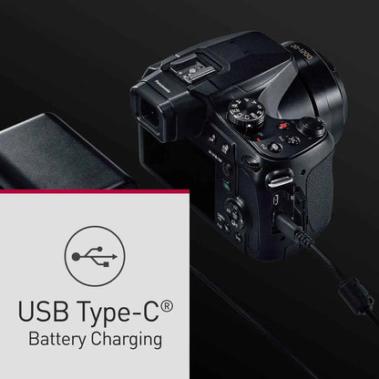 Panasonic LUMIX FZ80D Point and Shoot 4K Digital Camera with 20-1200mm Lens - Black - cameraavenue