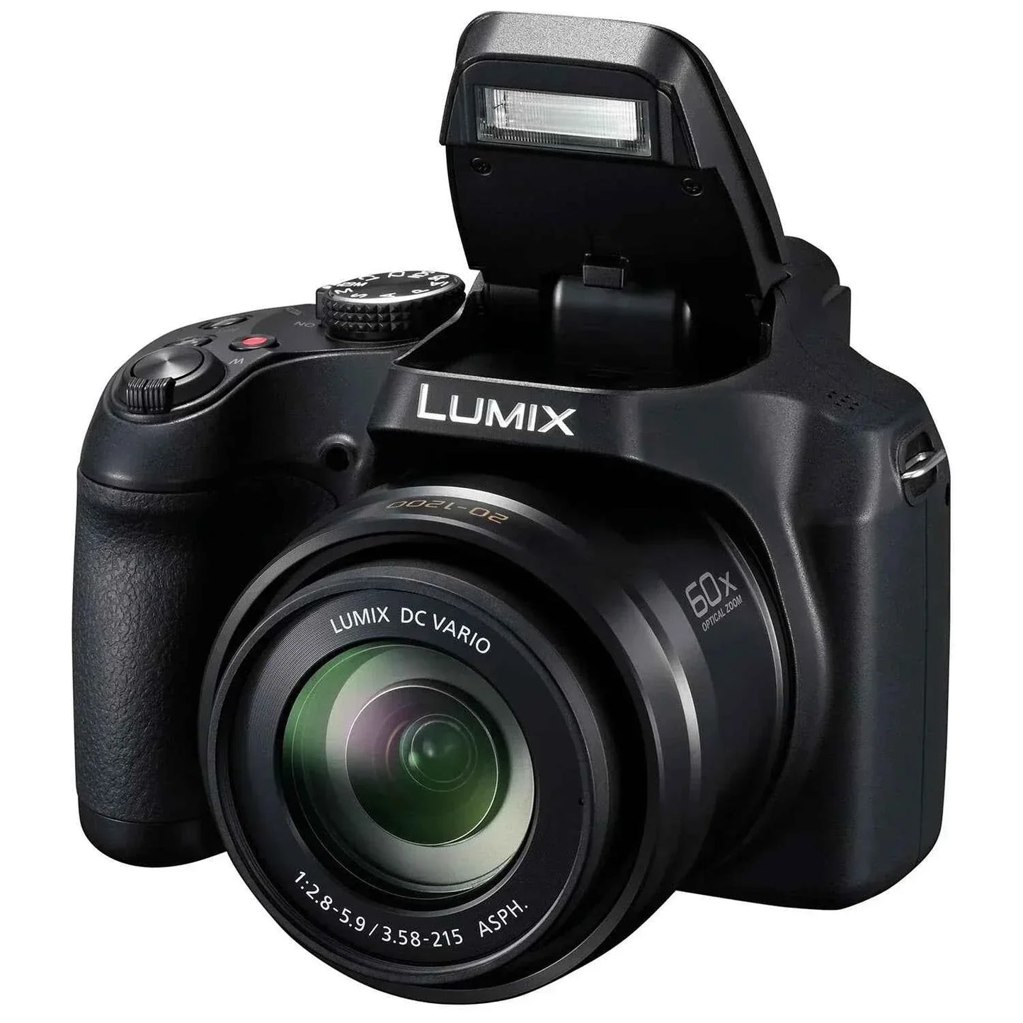 Panasonic LUMIX FZ80D Point and Shoot 4K Digital Camera with 20-1200mm Lens - Black - cameraavenue