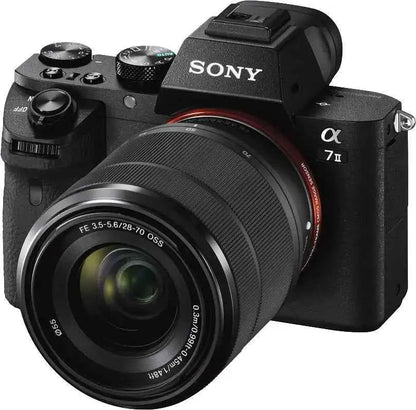 Sony Alpha a7 II Full-Frame Mirrorless Video Camera with 28-70mm Lens - Black - cameraavenue