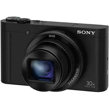 SONY DSC-WX500 18.2MP 30x Optical Zoom Digital Camera (Black) - cameraavenue