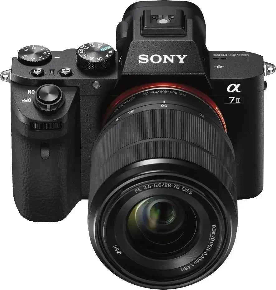 Sony Alpha a7 II Full-Frame Mirrorless Video Camera with 28-70mm Lens - Black - cameraavenue