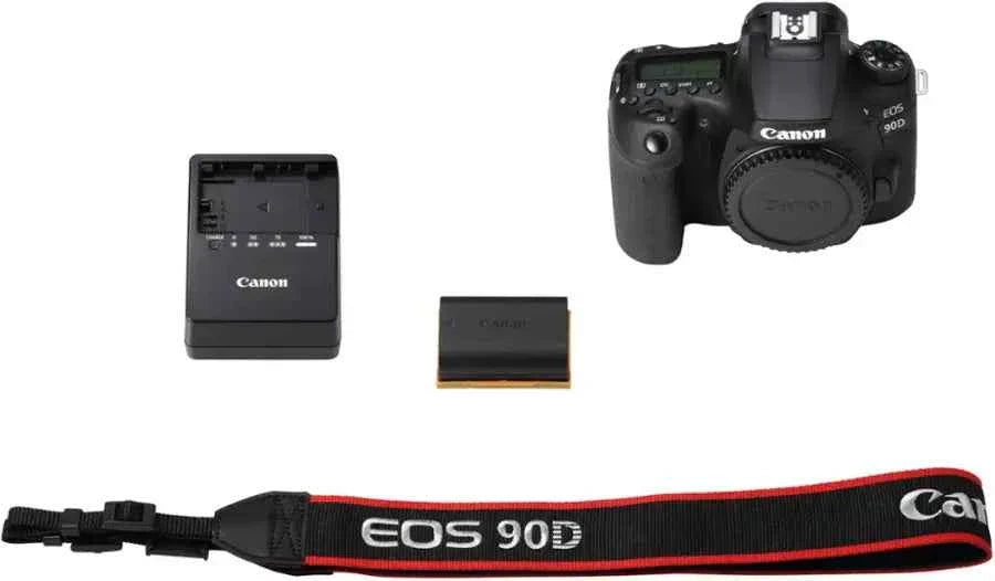 Canon EOS 90D DSLR Camera (Body Only) - Black - cameraavenue