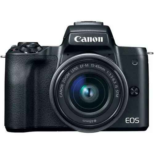 Canon EOS M50 Mirrorless Digital Camera with 15-45mm EF-M IS STM Lens (Black) - cameraavenue