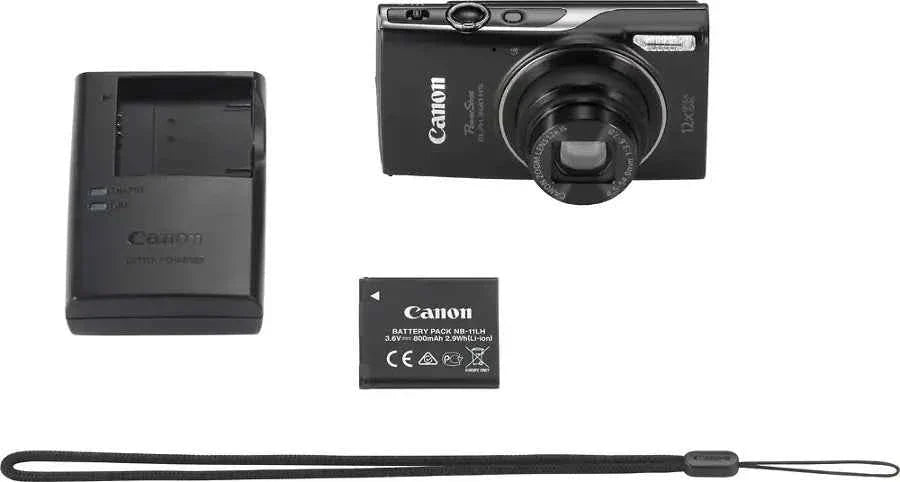 Canon PowerShot ELPH 360 HS 20.2-Megapixel Digital Camera - Black - cameraavenue