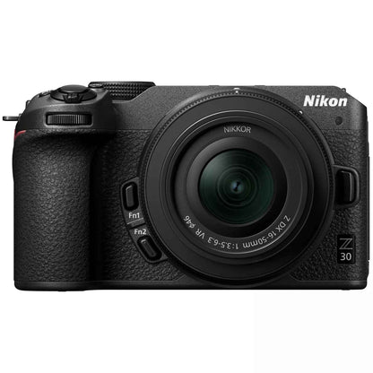 Nikon Z 30 Mirrorless Camera Body with NIKKOR Z DX 16-50mm f/3.5-6.3 VR Lens Kit - cameraavenue