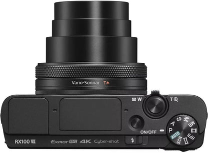 Sony Cyber-Shot DSC-RX100 VII 20.1 MP Compact Digital Camera – Black - cameraavenue