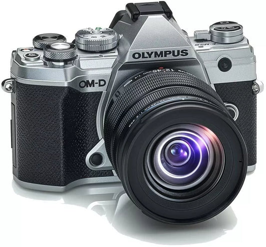 Olympus OM-D E-M5 Mark III Mirrorless Camera + M.Zuiko 12-45mm F4 PRO Lens — Silver - cameraavenue