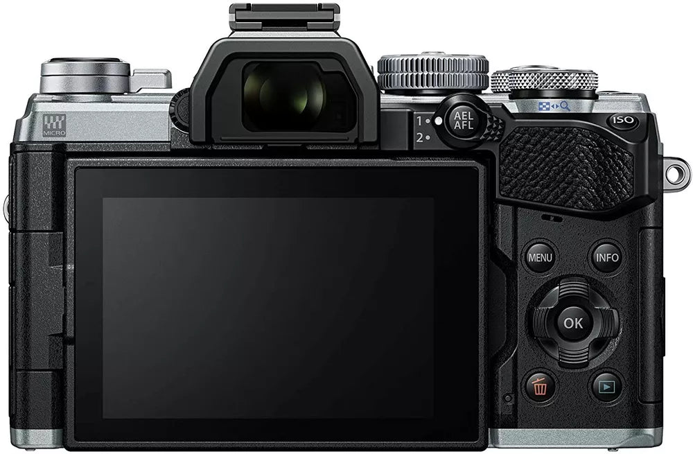 Olympus OM-D E-M5 Mark III Mirrorless Camera + M.Zuiko 12-45mm F4 PRO Lens — Silver - cameraavenue