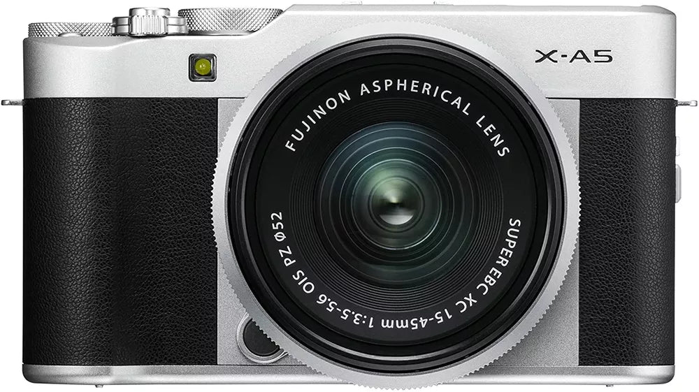 Fujifilm X-A5 24.2 MP Mirrorless Digital Camera with XC 15-45 mm Lens Kit — Silver - cameraavenue