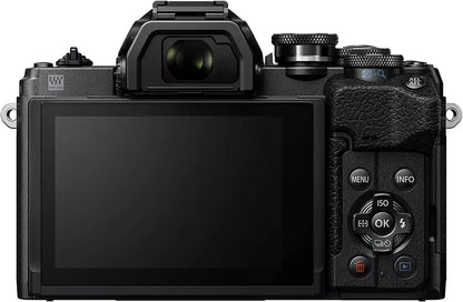 Olympus OM-D E-M10 Mark IV Mirrorless Camera with M.Zuiko Digital ED 14-42 mm F3.5-5.6 EZ Lens Kit (Black) - cameraavenue