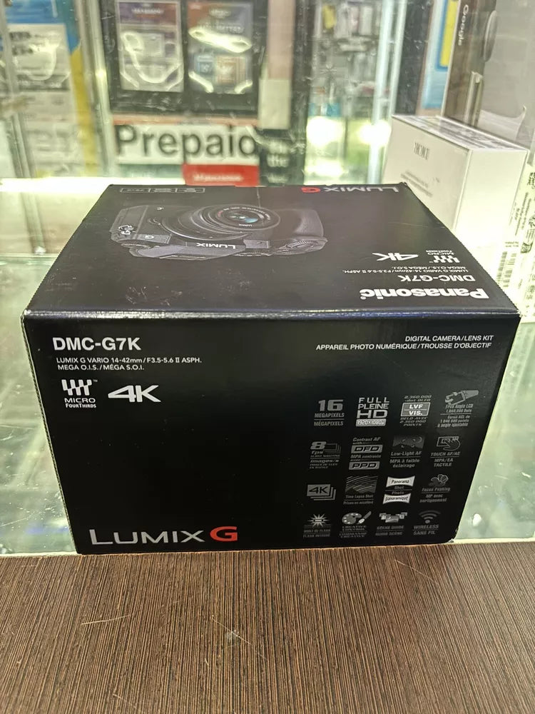 Panasonic Lumix DMC-G7 16 MP 4K Mirrorless Digital Camera with 14-42mm f/3.5-5.6 Lens – Black - cameraavenue