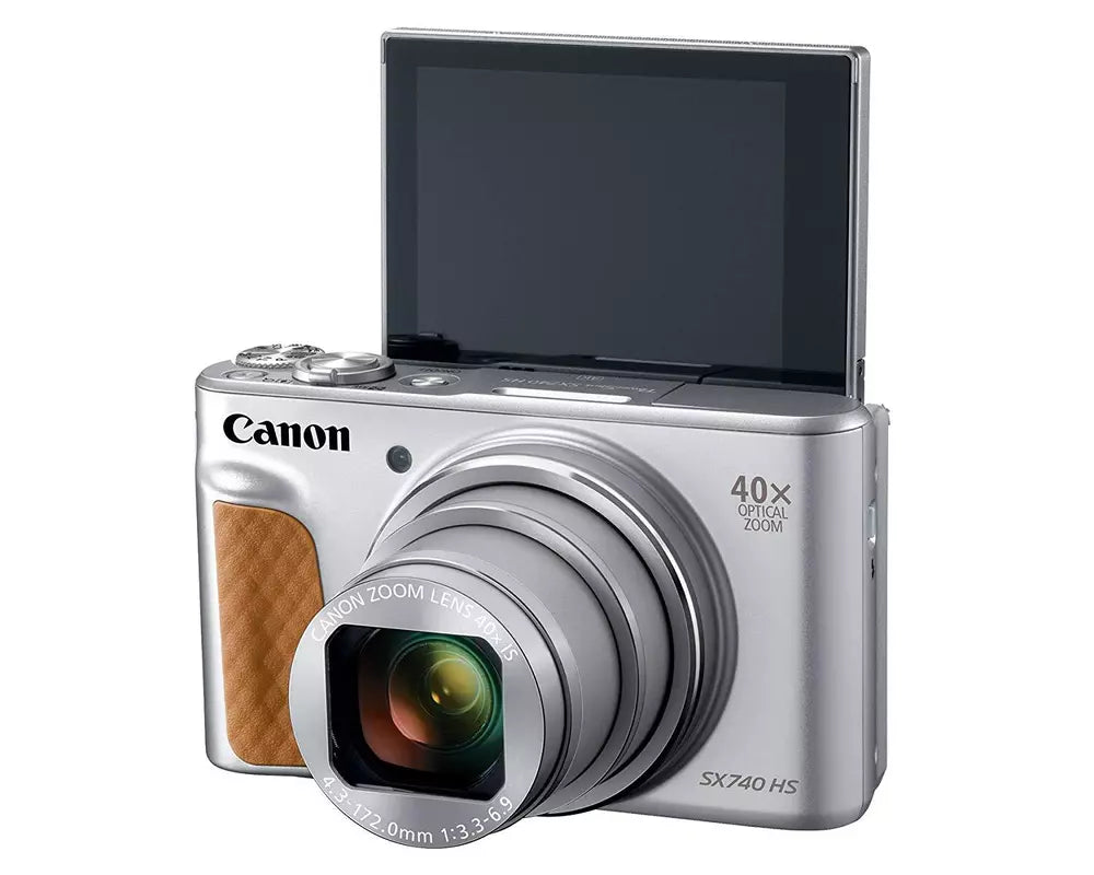Canon PowerShot SX740 HS 20.3 MP 4K Digital Camera – Silver - cameraavenue