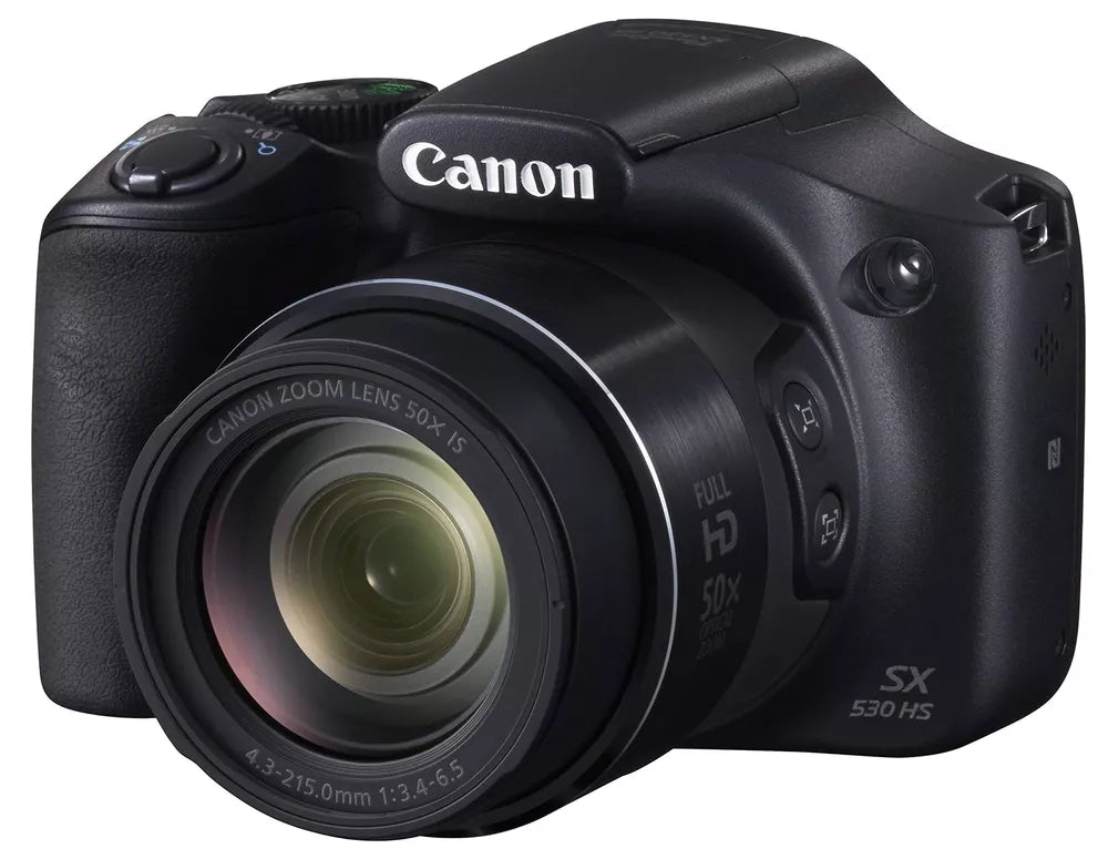 Canon PowerShot SX530 HS 16.0 MP Digital Camera with 50× Optical Zoom – Black - cameraavenue