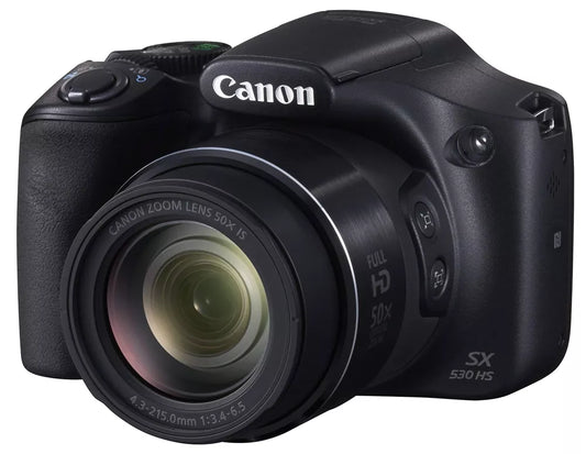 Canon PowerShot SX530 HS 16.0 MP Digital Camera with 50× Optical Zoom – Black - cameraavenue
