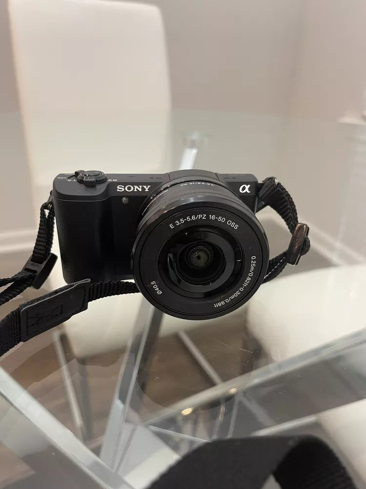 Sony Alpha a5100 24.3MP Mirrorless Digital Camera with E PZ 16-50mm Lens – Black - cameraavenue