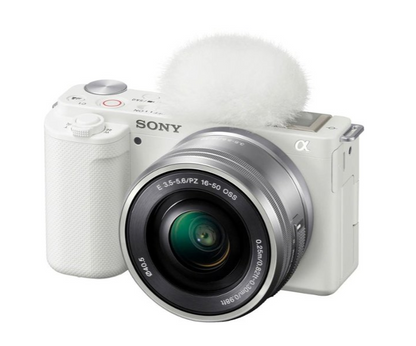 Sony Alpha ZV-E10 24.2 MP Mirrorless Digital Camera with E PZ 16-50mm f/3.5-5.6 OSS Lens – White - cameraavenue