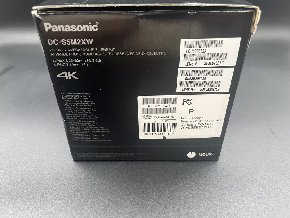 Panasonic Lumix S5 IIX + 20-60mm & 50mm Lenses Kit - cameraavenue