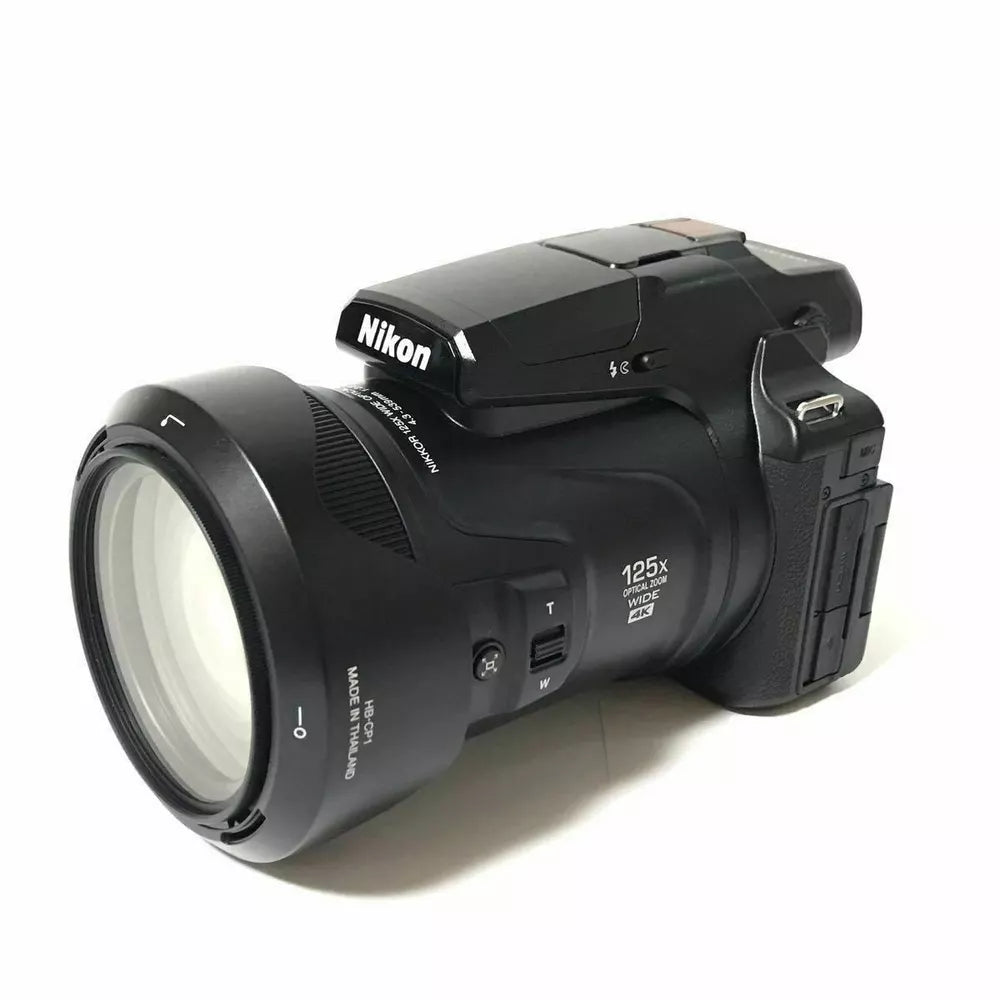 Nikon COOLPIX P1000 16 MP 4K Superzoom Digital Camera – Black - cameraavenue