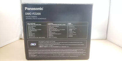 Panasonic Lumix DMC-FZ200 Digital Camera – 12.1 MP, 24× Optical Zoom, Black - cameraavenue