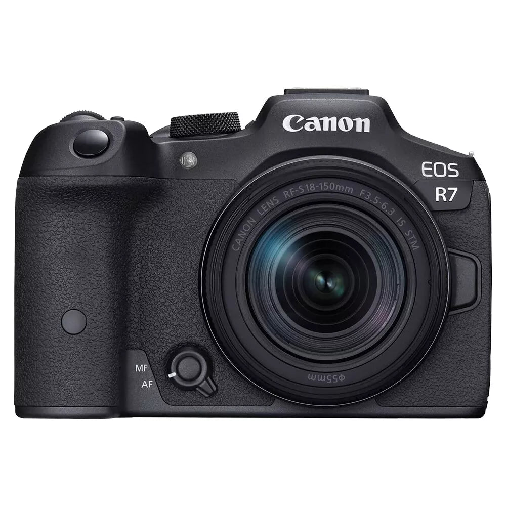 Canon EOS R7 32.5 MP Mirrorless Digital Camera with RF-S 18-150mm f/3.5-6.3 IS STM Lens – Black - cameraavenue