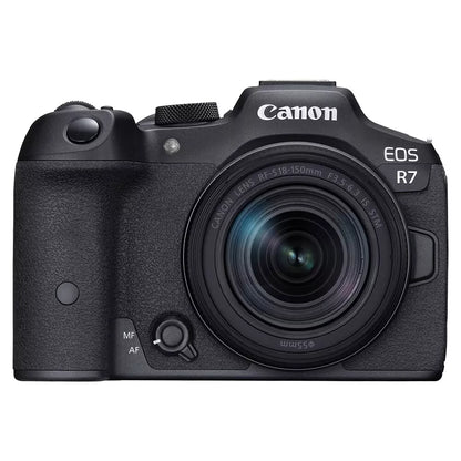 Canon EOS R7 32.5 MP Mirrorless Digital Camera with RF-S 18-150mm f/3.5-6.3 IS STM Lens – Black - cameraavenue