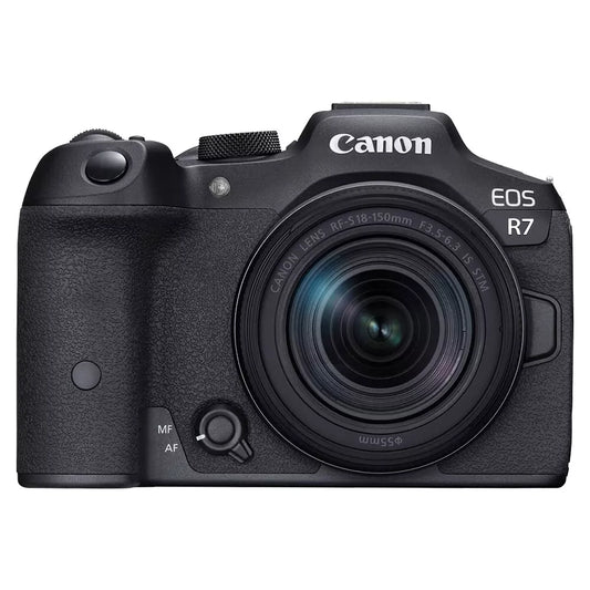 Canon EOS R7 32.5 MP Mirrorless Digital Camera with RF-S 18-150mm f/3.5-6.3 IS STM Lens – Black - cameraavenue