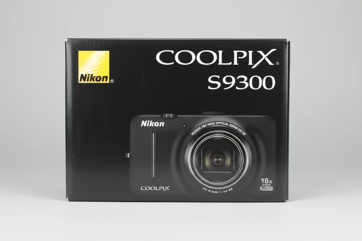 Nikon COOLPIX S9300 16.0 MP Compact Digital Camera – Black - cameraavenue
