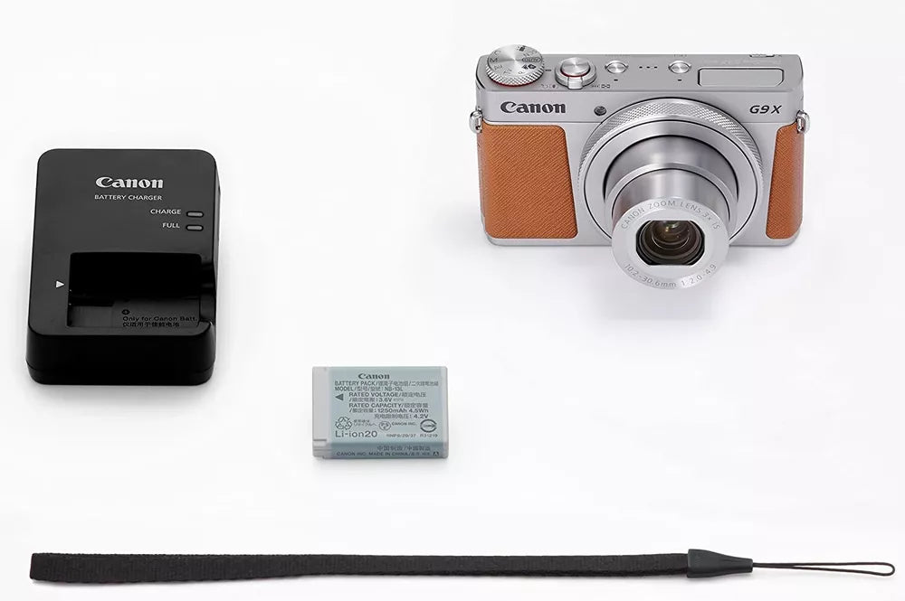 Canon PowerShot G9 X Mark II 20.1MP Compact Digital Camera – Silver & Brown - cameraavenue
